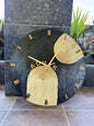 24-inch Custom Textured Art Wall Clock
