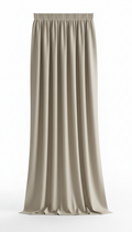Soft Beige Curtain Panel